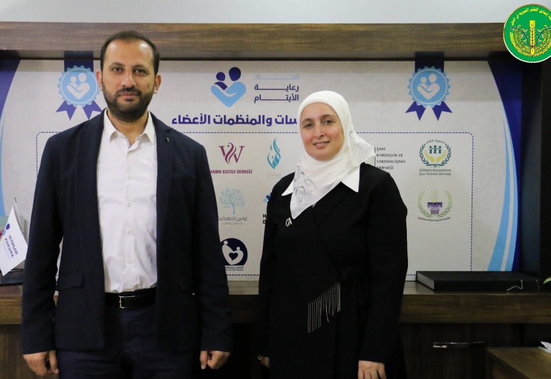 قام الأستاذ بلال صالح – رئيس مجلس إدارة الجمعية بزيارة إلى اتحاد رعاية الأيتام